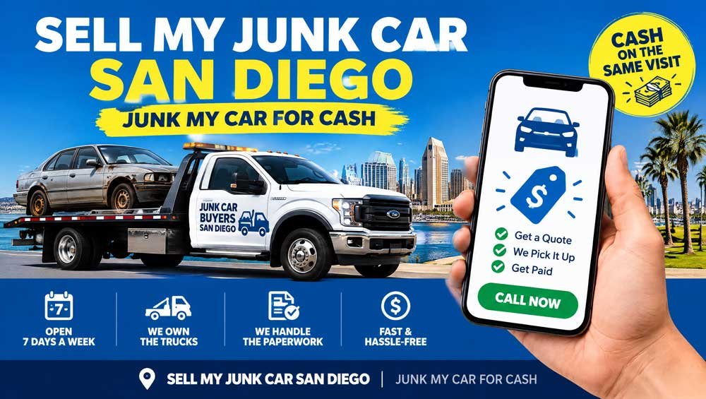 Sell My Junk Car San Diego – Junk My Car for Cash